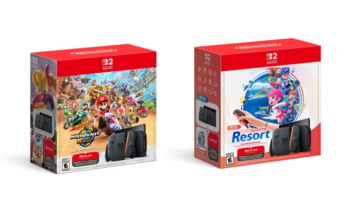 Novos pacotes da Nintendo