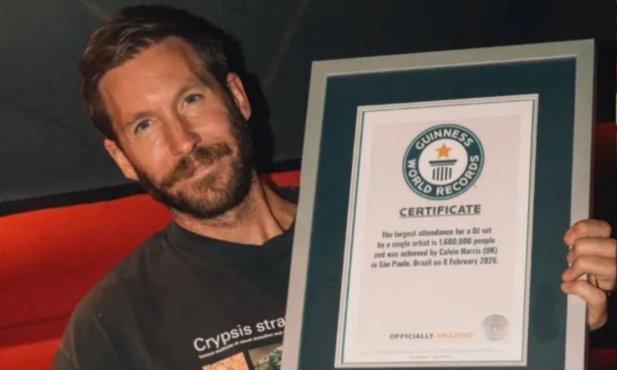 Calvin Harris com Guinness