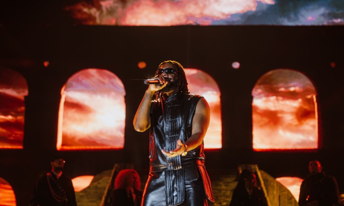 BK durante show em São Paulo