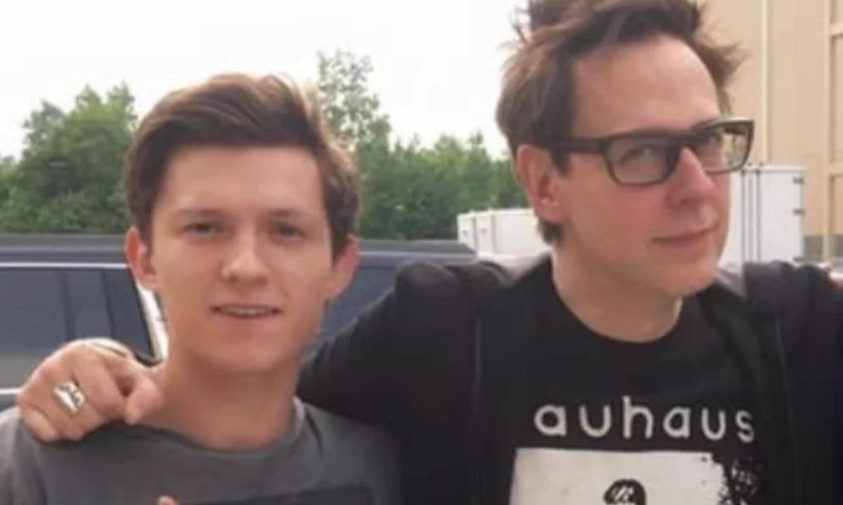 Tom Holland e James Gunn