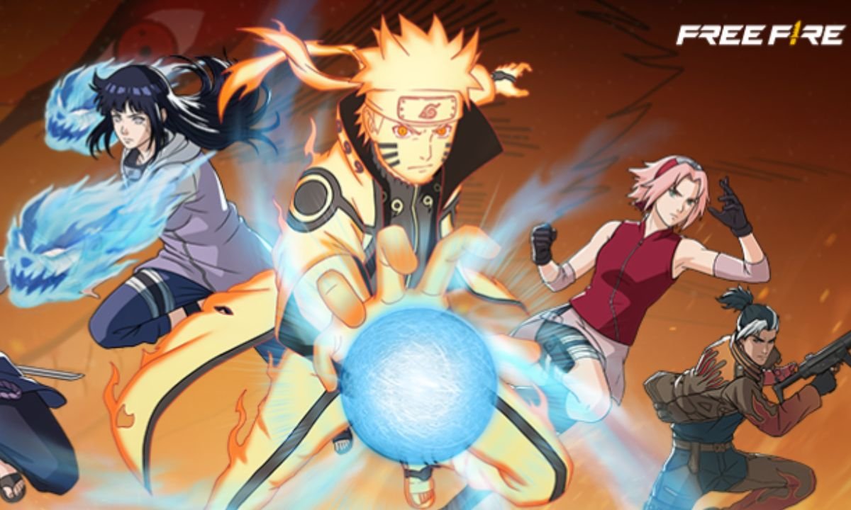 Free Fire com Naruto