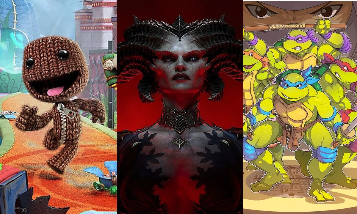 Sackboy, Diablo e Tartarugas Ninja são opções