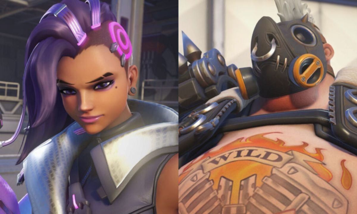Sombra e Roadhog de Overwatch