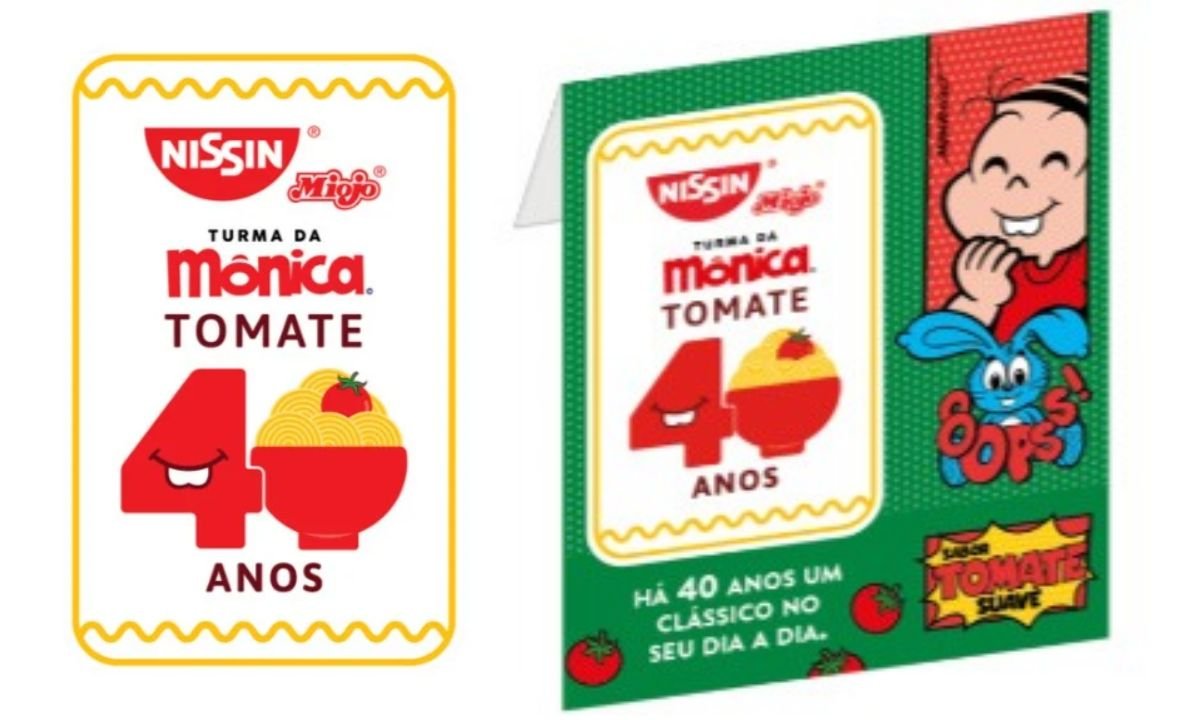 Miojo Turma da Mônica Tomate